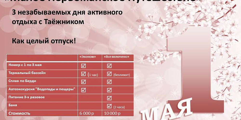 Малое Первомайское путешествие